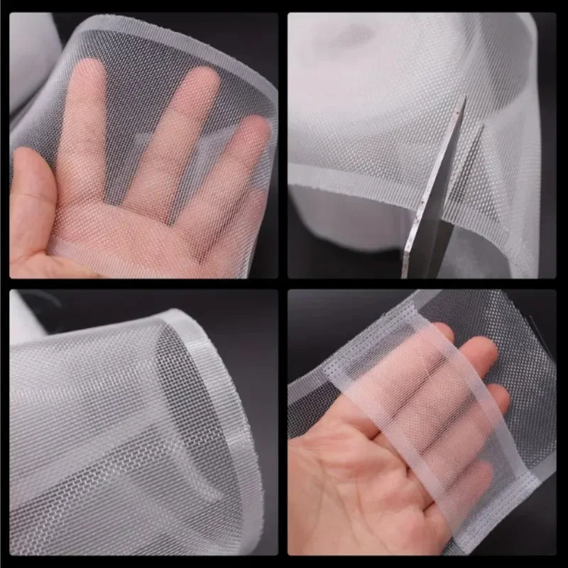 ruban fenêtre blanc maille fine 10cm 250cm adhésif moderne rideau accessoire textile maison opacité