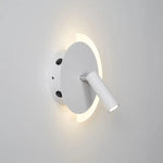 lampes murales modernes fixées mur rouge orangé vert noir blanc led