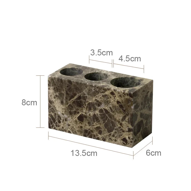 ensemble salle bain marbre distributeur savon porte savon diffuseur huiles essentielles noir doré