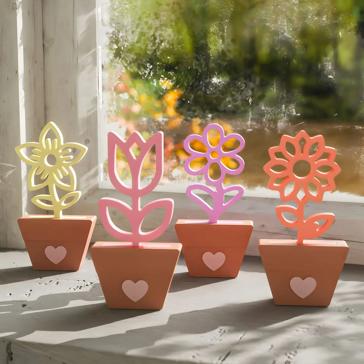 porte livres fleurs forme moderne silicone couleur jaune rose orange minimaliste adhésif