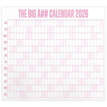 calendrier mural blanc bleu rose jaune vert orange violet moderne pratique étiquettes personnalisables grille