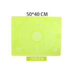 tapis pâtisserie silicone violet vert bleu rose cercles utilitaire pratique facile nettoyage réutilisable