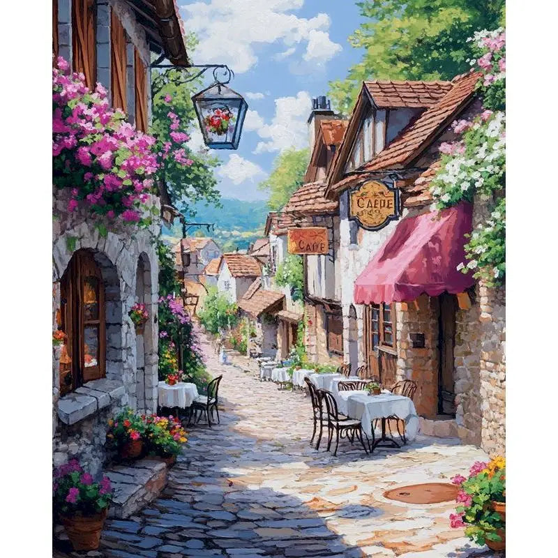 peinture l'huile fleurs animaux toile cadre multicolore rouge orange Jaune Blanc decoration maison unique