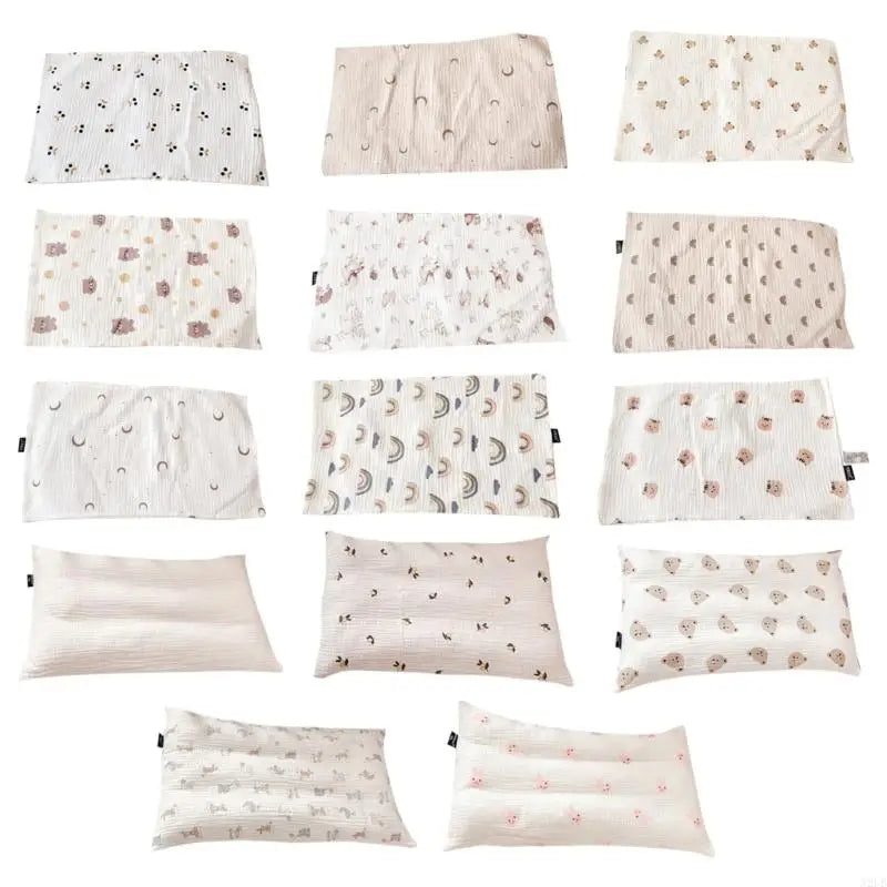 coussin bébé blanc animaux lapins chevaux doux confortable étanche polyester coton