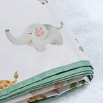 tapis imperméable anti éclaboussures sol couverture bébé animaux fruits pois illustration enfantine polyester