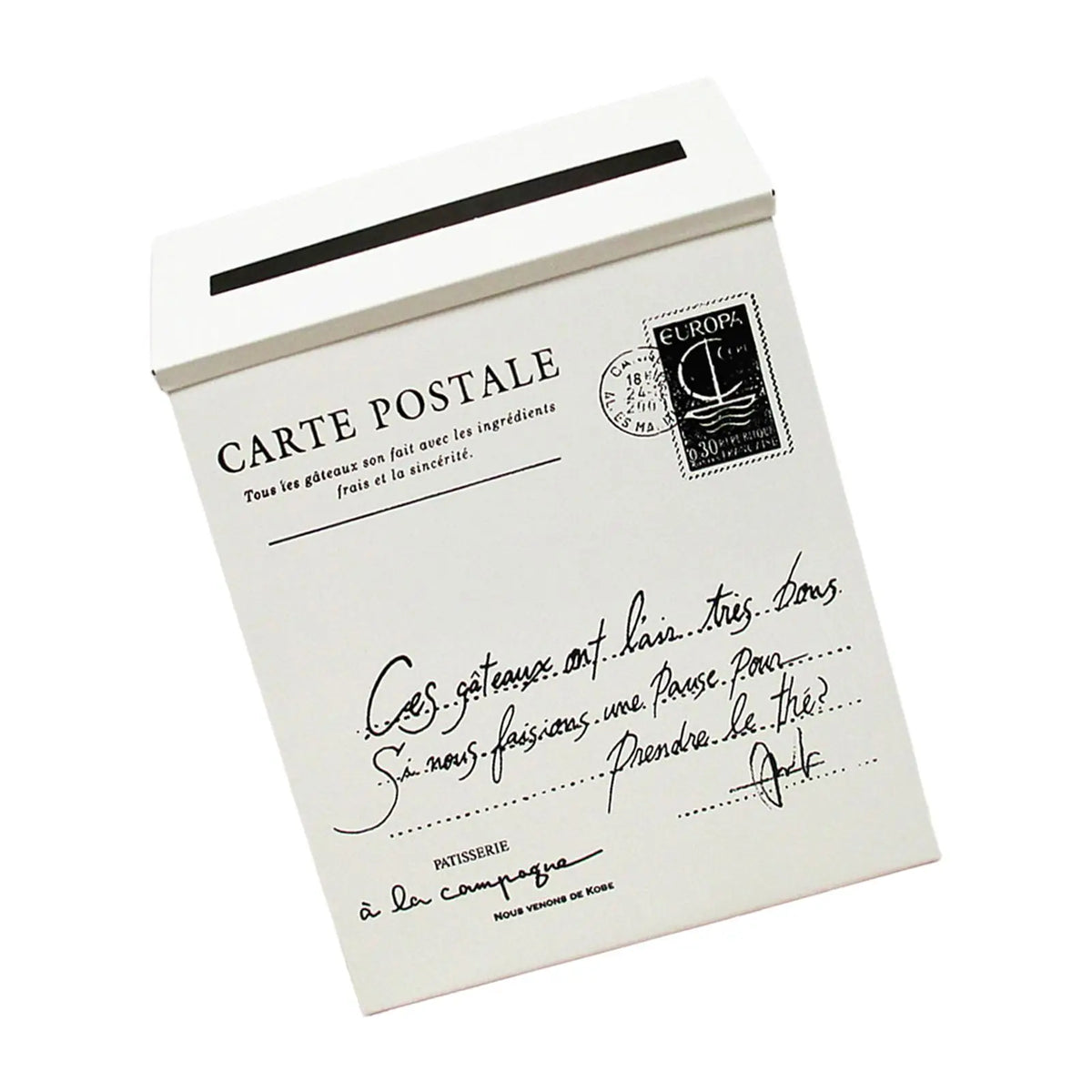 boîte lettres murale métal blanc classique timbre imprimé extérieur jardin porte classic adhesive mounted