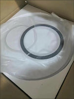 luminaire led blanc noir géométrique moderne minimaliste 36w 40cm