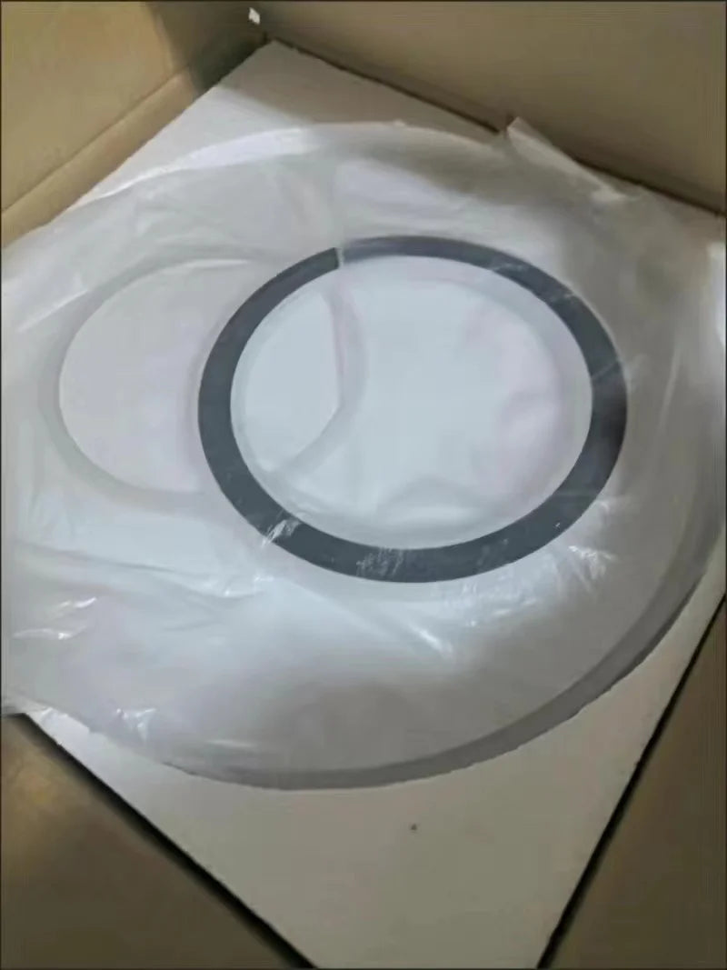luminaire led blanc noir géométrique moderne minimaliste 36w 40cm