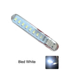 lampe led rechargeable transparente moderne adhésif prise usb 24led 2492000lm rgb veilleuse