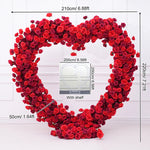 Arche fleurs rose romantique décoration extérieure mariage anniversaire événement table