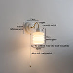 lampe murale fleurs bleues blanc doré LED classique vis fixation 4W max 60W