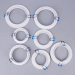 anneaux fixation luminaire blancs modernes downlight led opaques rond lisses variante adaptable