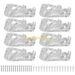 clips transparents vis fixation moderne sans motif tringle rideaux embouts vis