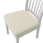 coussin chaise moderne tissé carreaux noir gris vert beige élasthanne polyester lavable adhésif protection