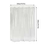 rideau douche moderne gris transparent polyester froufrous plis verticaux respectueux environnement 180x200cm