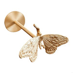 accessoires fenêtre agrafes dorées papillon libellule oiseau renne artisanal élégant métal
