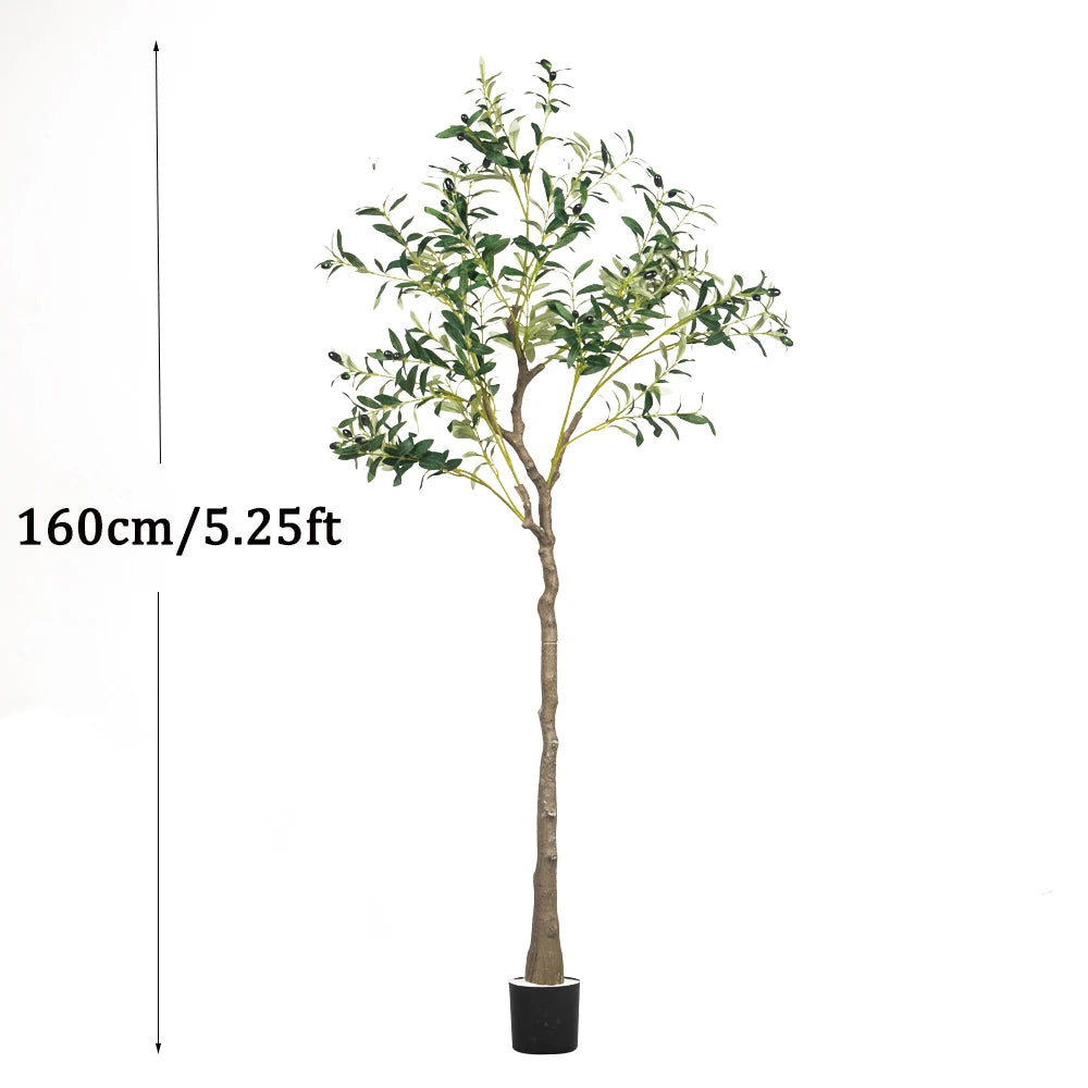 plante artificielle arbre olivier pot vert feuilles ovales modernes decoration exterieure intérieure pieds