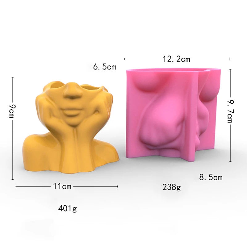 cache pot silicone forme lézard rose orange vert décoratif animalier succulente fleur artificielle