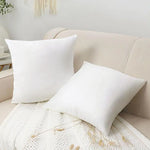 coussin carré blanc anti décubitus moderne lavable main machine 35x35cm 40x40cm 45x45cm 50x50cm 55x55cm