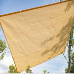 toile parasol beige clair moderne résistante UV 2x2m 2x3m 2x4m clips fixation
