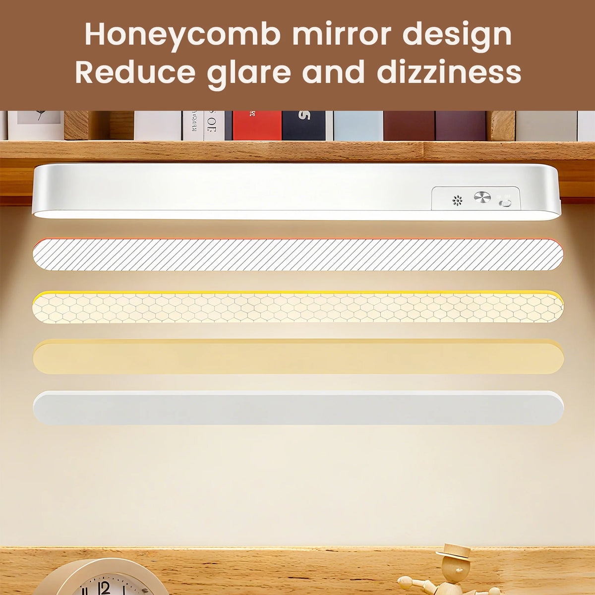 lampe blanc moderne adhésif usb 5v continu sans filtre flux lumineux adhésif 3m