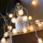 guirlande lumineuse led blanc boules pompon moderne 10 led 3m 20 led 6mDecoration Noël