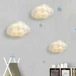 lampe nuage blanc moelleuse éclairage murale moderne enfilade enfant chambre led fixée mur