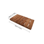 tapis bain antidérapant bois marron lignes horizontales moderne secoueur rapide