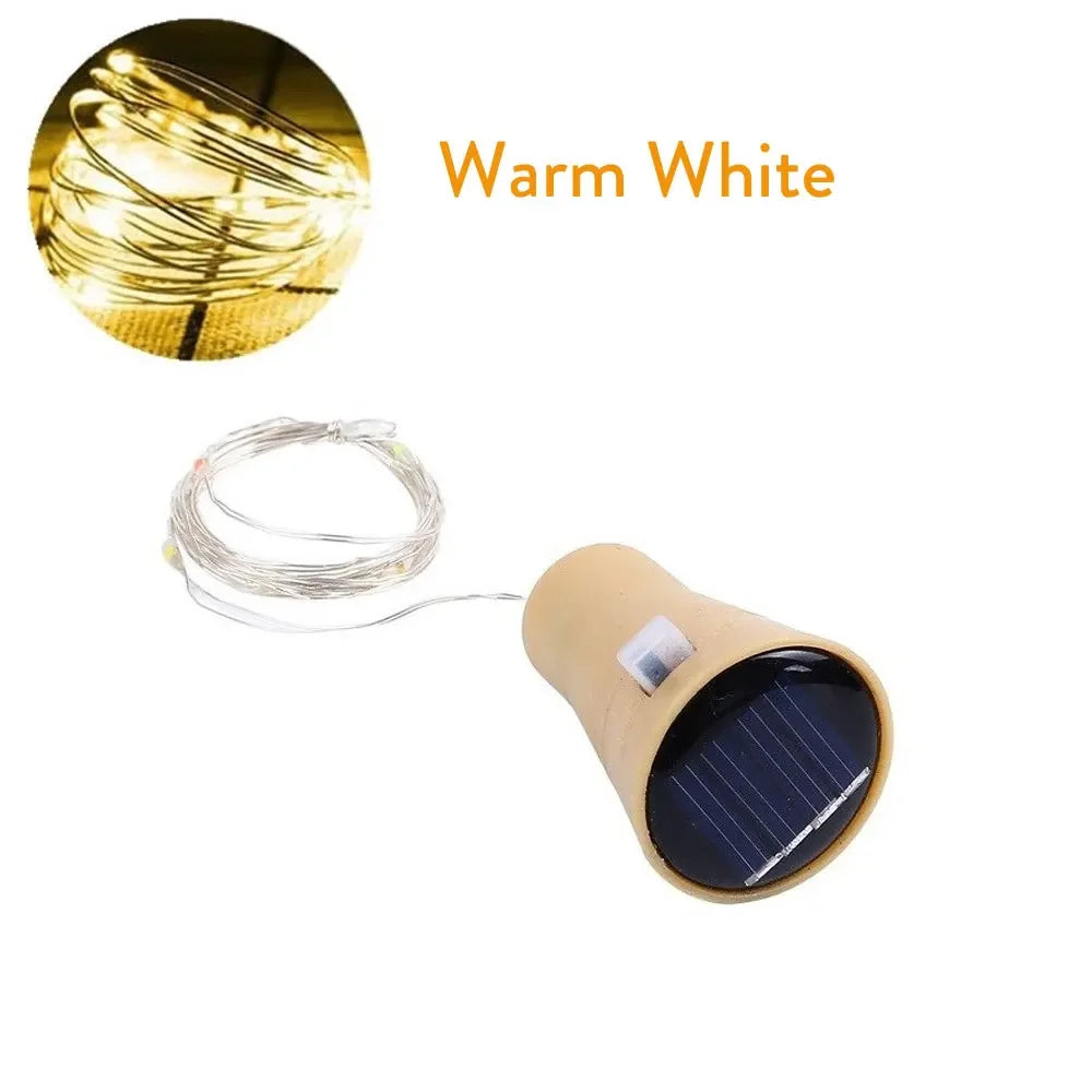 décoration noël guirlande solaire led fil cuivre moderne minimaliste orange noir blanc