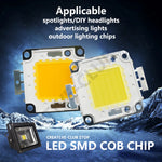 LED COB Chip carré blanc jaune 20W 30W 50W modernes spots publicitéextérieur