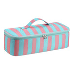 sac rangement coiffure vert rose brosse peigne diffuseur moderne pliable polyester multifonctionnels accessoires capillaires