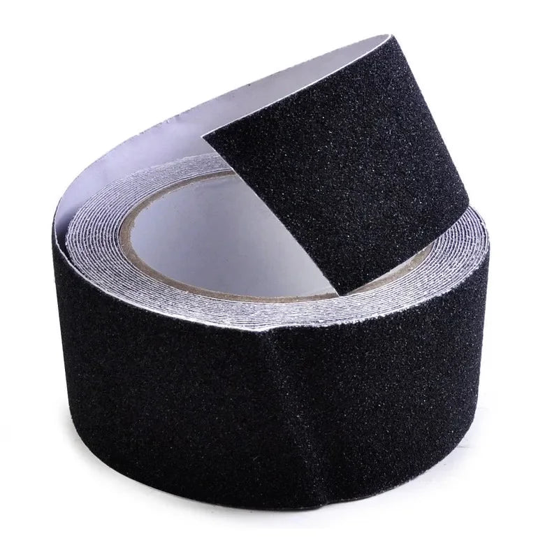 ruban adhésif antidérapant noir microtexturé adhésif pratique largeur 2.5cm 5cm 10cm longueur 5m sécurité