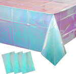 assiettes jetables rose bleu doré happy birthday confettis dorés serviettes verres festifs anniversaire mariage
