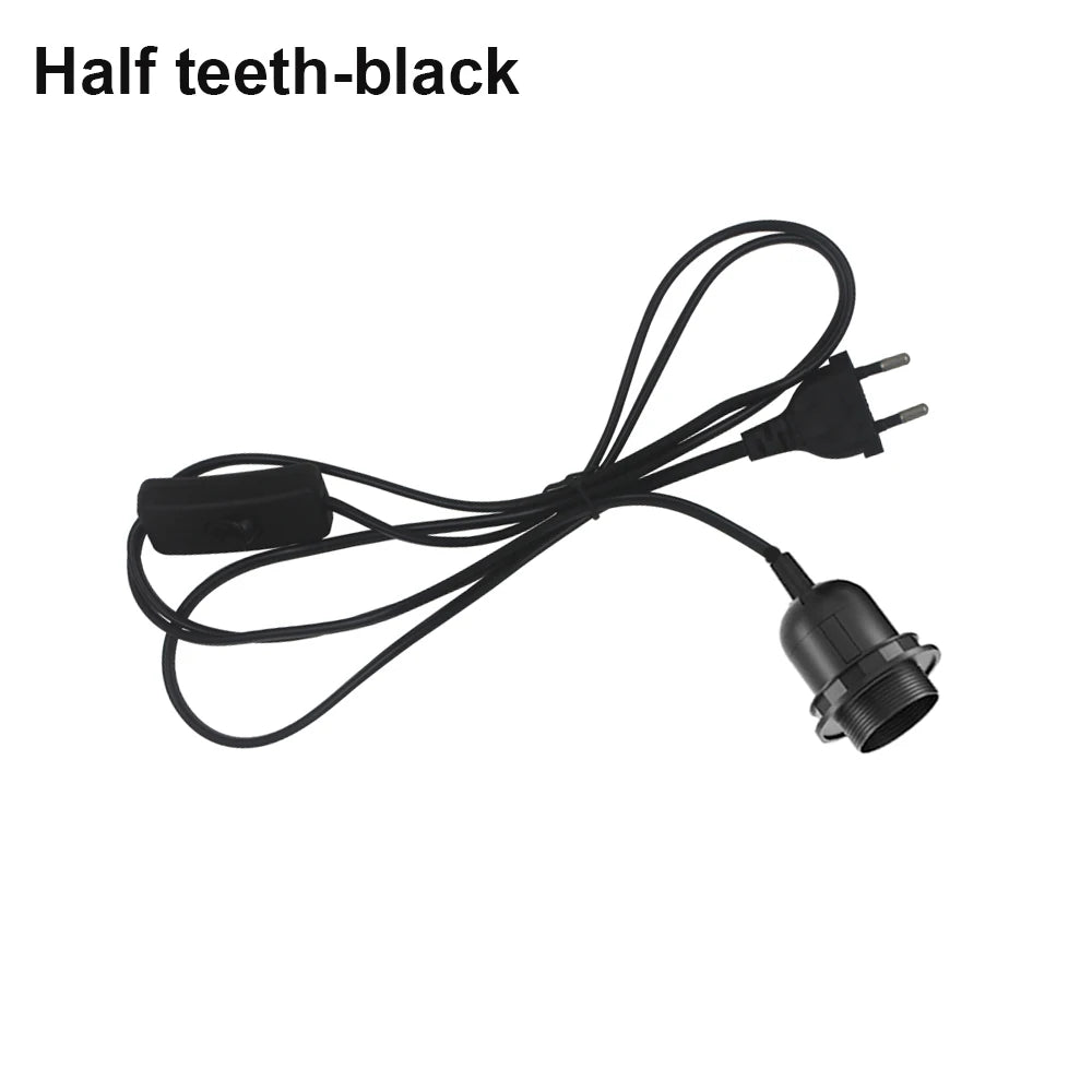 câble d'éclairage interrupteur moderne noir blanc 18m 35m opaques lisses