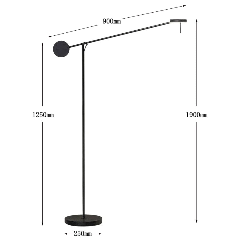Suspension lumineuse moderne noire circulaire minimaliste fixation chambre salon