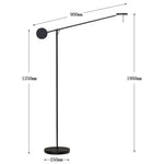 Suspension lumineuse moderne noire circulaire minimaliste fixation chambre salon