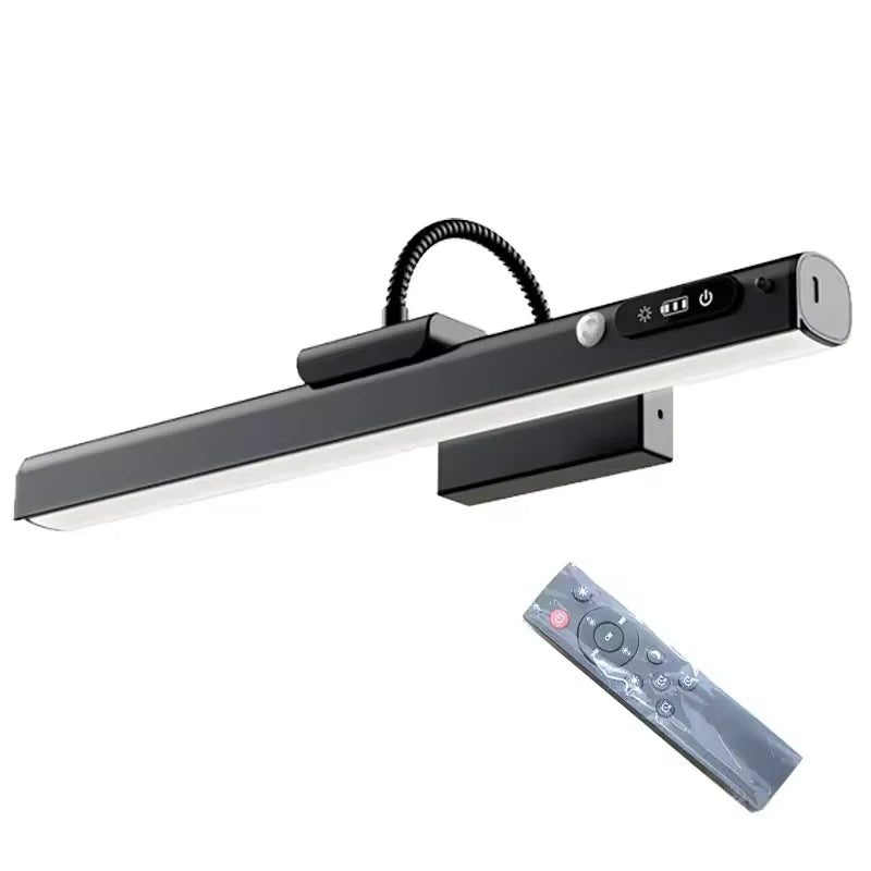 lampe led rechargeable or noir moderne minimaliste adhésif interrupteur télécommande type