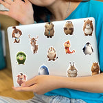 sticker personnages animés pixar différents couleurs dessin animé opaques autocollants étudiants bricolage 50 pièces