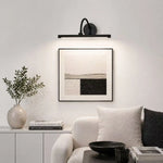 lampe murale led noir moderne fixée mur télécommande éclairage intérieur chambre coucher salle manger