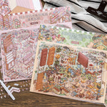 puzzle multicolore illustration magasin détaillée adhésif pièces puzzle boîte puzzle pince puzzle enfants jouet