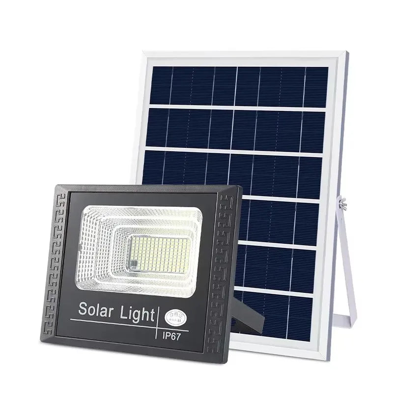 lampe solaire moderne noire blanche ip67 anti eau 356led smart control clips fixés