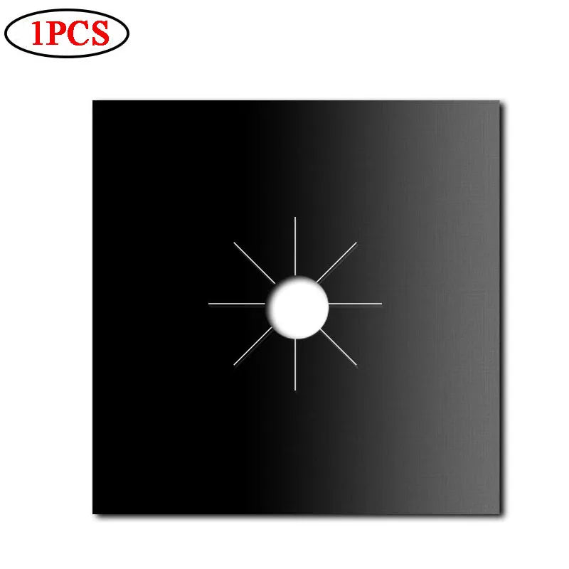 protège gaz cuisinière adhésif noir texture microfibre moderne pièce rechange respectueux environnement
