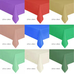 serviette table jetable rectangulaire unie mariage anniversaire fête décoration table plastique moderne