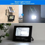 lampe solaire moderne noire blanche ip67 anti eau 356led smart control clips fixés