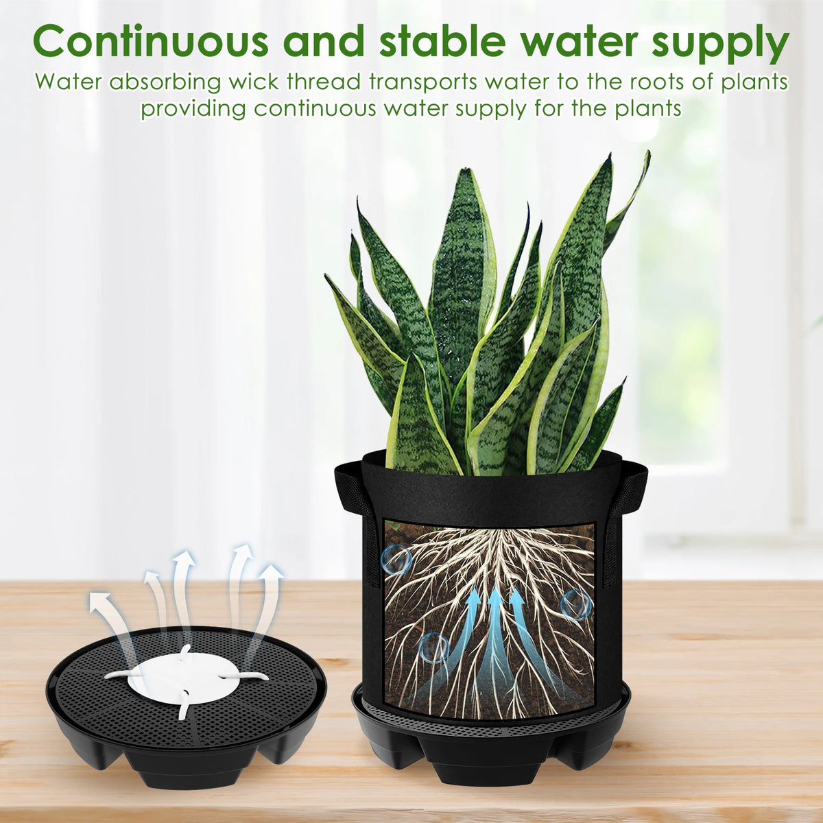 pots fleurs soucoupes arrosage automatique collecteur eau égouttage kit jardinage accessoires plantes textures rustiques