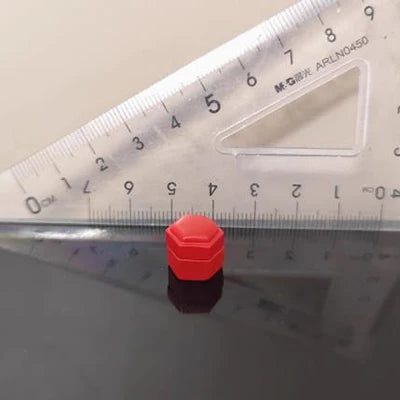 Bague miniature poupée 1/6 pierres précieuses boîte rangement décorative rouge