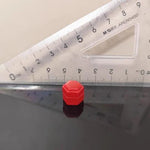 Bague miniature poupée 1/6 pierres précieuses boîte rangement décorative rouge