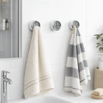 porte serviettes mural ventouse crochets blanc gris noir moderne fixations inclusées