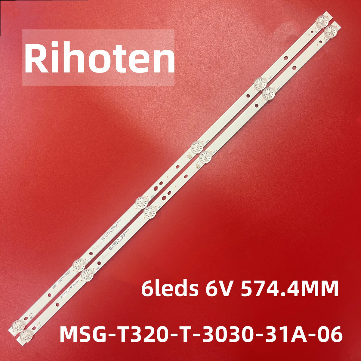 barre lumineuse led blanc moderne connecteurs 574.4mm 12mm