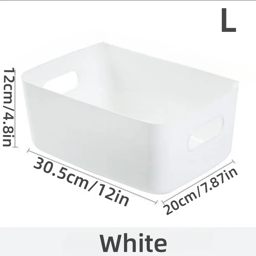 boîte rangement blanc moderne poignées réutilisable matériau abs multifonction
